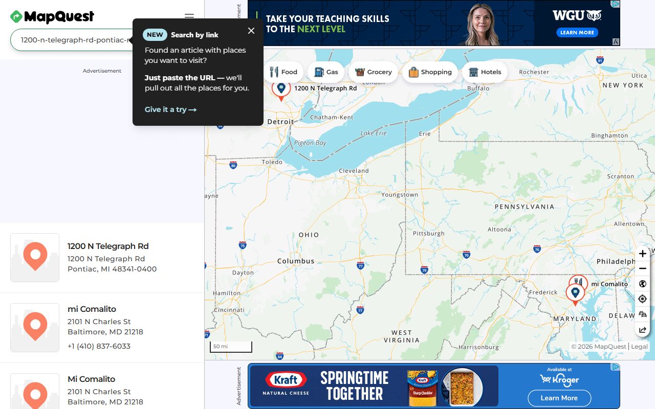 Oakland County Jail location map for Farmington Hills released inmates
